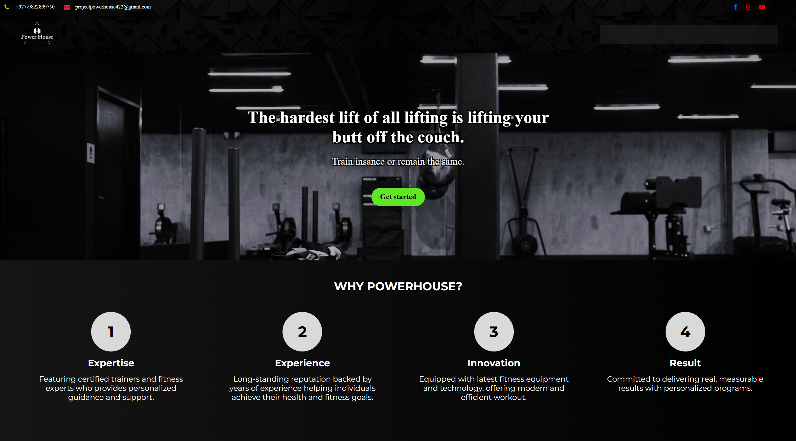 Secure Gym Management System